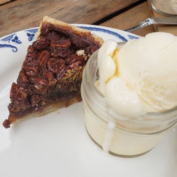 Ida Claire - PECAN pie with ice cream. - Southern Near Me - Addison, Texas