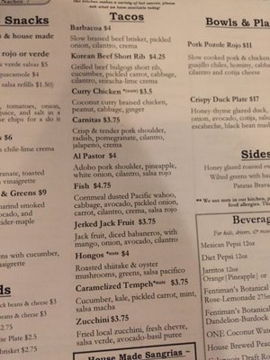 Menu photo 8 TacoVino Corvallis, OR