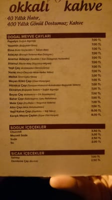 Menu photo 4 Okkalı Kahve Istanbul, 34 Menu photo 4 Okkalı Kahve Istanbul, 34