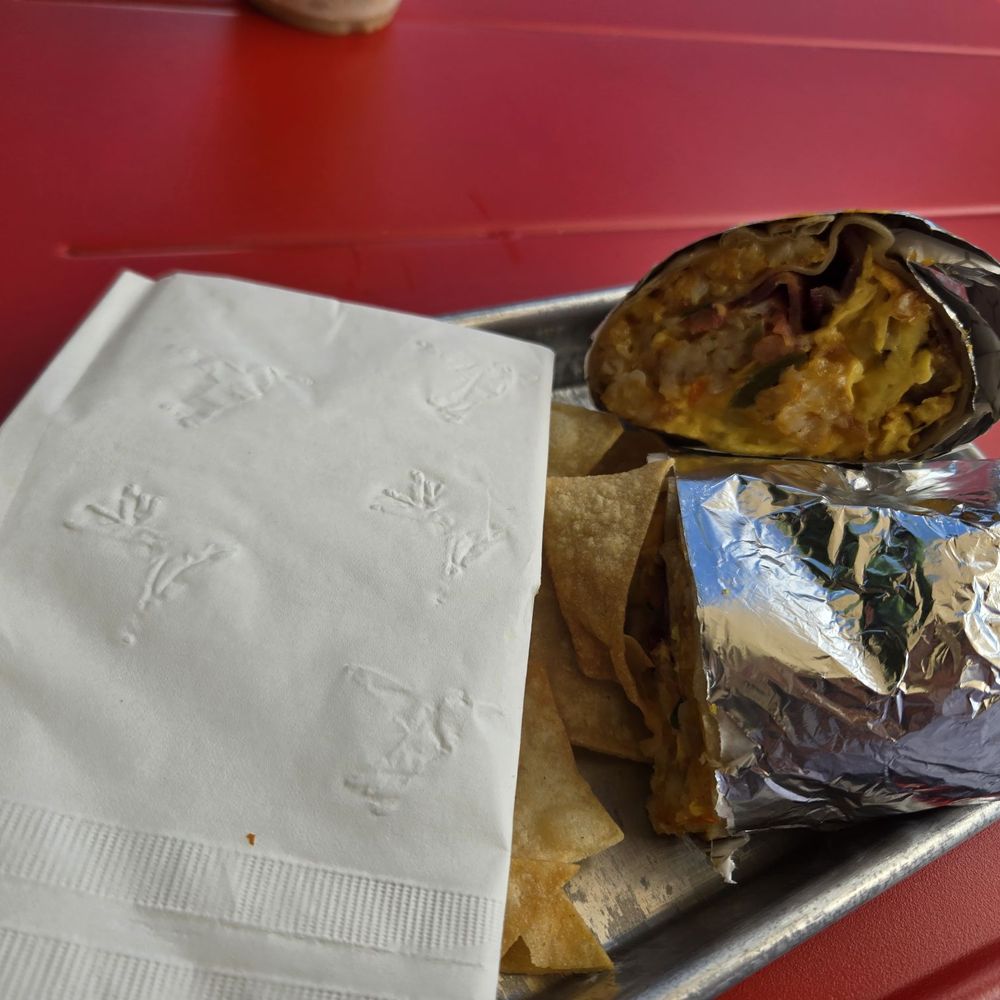 Saby's Coffee & Kitchen - Dreamers Breakfast Burrito - Mexican Near Me - Los Angeles, California