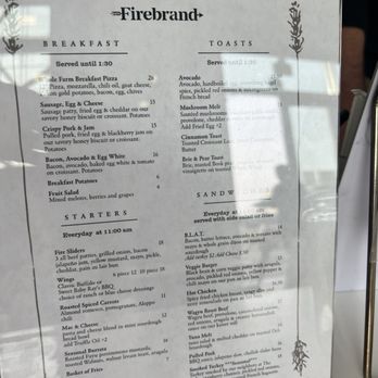 Firebrand Artisan Breads - 12/14/13 Menu - Bakeries Near Me - Alameda, California