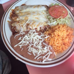 Beef enchiladas!