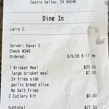Canyons Barbeque - Barbeque Near Me - Castro Valley, California