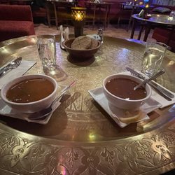 Salon Mogador - Harira soup. Very watered down.