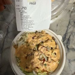 Wawa - Beefsteak bowl