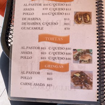 La Chiapaneca - Menu - Mexican Near Me - Tulum, ROO