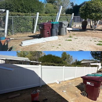 Elite Fence And Gate - Before & after (before finishing touches) - Fences & Gates Near Me