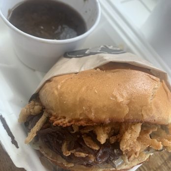 The Stand - American Classics Redefined - French onion soup burger - New American Near Me - Tustin, California The Stand - American Classics Redefined - French onion soup burger - New American Near Me - Tustin, California