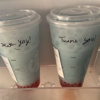 Starbucks - So cute, they left me messages! 3 - Coffee & Tea Near Me - Vacaville, California Starbucks - So cute, they left me messages! 3 - Coffee & Tea Near Me - Vacaville, California