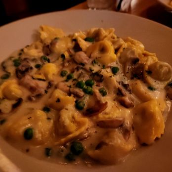 The Pasta Factory - Tortellini with peas, mushrooms and garlic - Italian Near Me - Columbia, Missouri