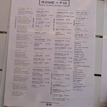 Rome + Fig - Drink menu - get Fig and the Flower actual flowers in the drink and you'll want to keep drinking them - Seafood Near Me - Tampa, Florida Rome + Fig - Drink menu - get Fig and the Flower actual flowers in the drink and you'll want to keep drinking them - Seafood Near Me - Tampa, Florida