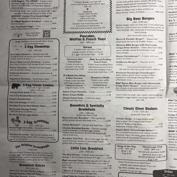 Black Bear Diner Danville - Menu as of November 2025 - Diners Near Me - Danville, California