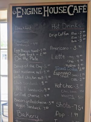 Menu photo 2 Engine House Cafe Killaloe, ON