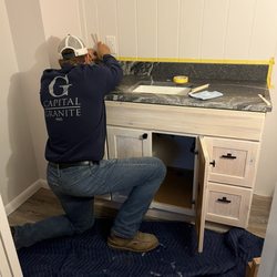 Capital Granite - Jake and Mitch with their talents and care to install our granite