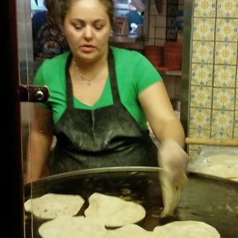 Chuy's - Making tortillas - Mexican Near Me - Orlando, Florida