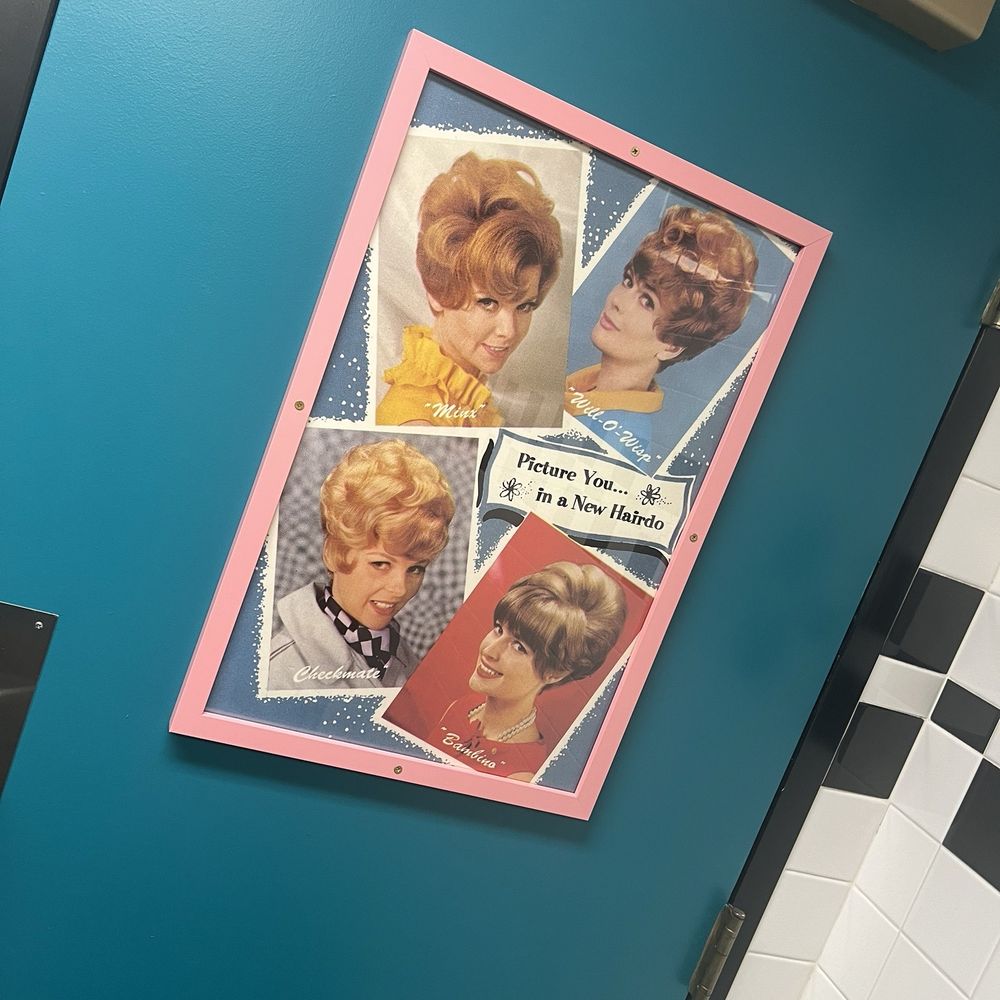 The Sixties Diner - bathroom poster! - Diners Near Me - Norwood, Massachusetts The Sixties Diner - bathroom poster! - Diners Near Me - Norwood, Massachusetts