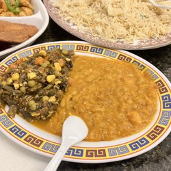 Hanat Restaurant/Somali Restaurant - Chickpeas and collard greens