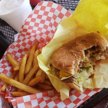 Norm's Hamburger - Forgot to take a pic when brought to my table. It looked so good I dove right in. - Burgers Near Me - Burbank, California Norm's Hamburger - Forgot to take a pic when brought to my table. It looked so good I dove right in. - Burgers Near Me - Burbank, California