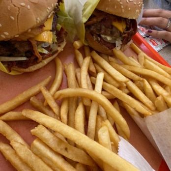 Nikko's Burgers - Two pastrami cheeseburgers combos - Burgers Near Me - Riverside, California Nikko's Burgers - Two pastrami cheeseburgers combos - Burgers Near Me - Riverside, California