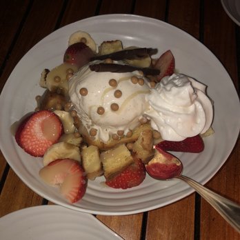 Hau Tree At Mauna Kea - Mauna Kea Honey Toast dessert was good - Seafood Near Me - Kohala Coast, Hawaii