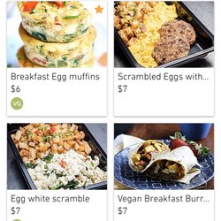 Phresh Gourmet - Breakfast menu