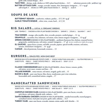GRANVILLE - Menu - New American Near Me - Studio City, California GRANVILLE - Menu - New American Near Me - Studio City, California