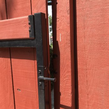 Franks Handyman Services - Before - lock was dropped and hard to close - Handyman Near Me