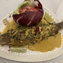 La Taverne du Vigneron - Truite au Riesling (trout cooked in Riesling wine)