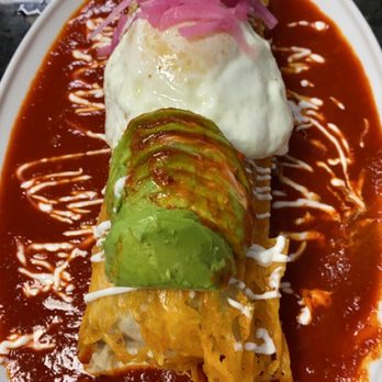 Tata's Cafe - Chorizo wet burrito - Breakfast & Brunch Near Me - Hawthorne, California