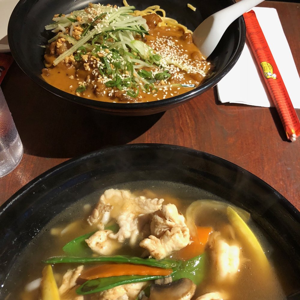 Han Noodle Bar - House Noodle Bowl and Spicy Chicken Peanut Noodle - Chinese Near Me - Rochester, New York