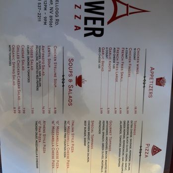 Tower Pizza - Menu - Italian Near Me - Pahrump, Nevada Tower Pizza - Menu - Italian Near Me - Pahrump, Nevada