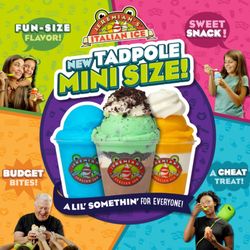 Jeremiah's Italian Ice - Tadpole Mini size perfect for small children.