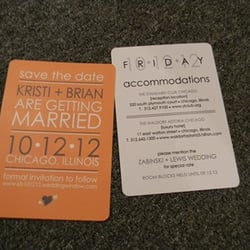 Traces of Heaven and GiftBandit - Save the Date 2 side, full color, rounded corners, 16 pt stock