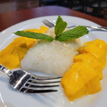 The Coconut Downtown - Mango sticky rice. - Thai Near Me - Reno, Nevada The Coconut Downtown - Mango sticky rice. - Thai Near Me - Reno, Nevada