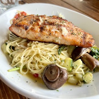 Crisp - Pasta Bianco with Salmon - Italian Near Me - Houston, Texas Crisp - Pasta Bianco with Salmon - Italian Near Me - Houston, Texas
