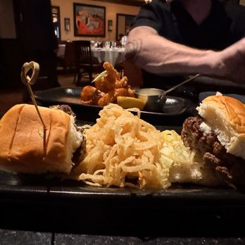 Hyde Park Prime Steakhouse - Sirloin sliders with onion straws - Steakhouses Near Me - Daytona Beach, Florida