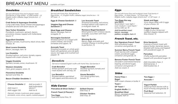 Menu photo 8 Eggcellent Lewes, DE