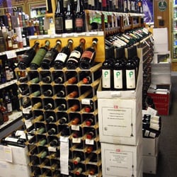 Laurenti Wines & Spirits - One section of the never-ending Italian Wine selection!