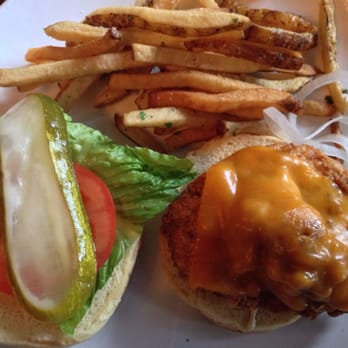 First Draft - Southern Fried Chicken Sandwich (subbed cheddar for American) - American Near Me - Chicago, Illinois First Draft - Southern Fried Chicken Sandwich (subbed cheddar for American) - American Near Me - Chicago, Illinois
