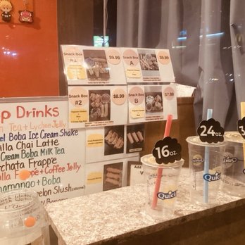 Quickly - Snack specials with list of top drinks - Coffee & Tea Near Me - Monterey Park, California