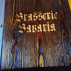 Brasserie Bavaria - Menu cover