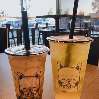 BoBaPoP - Brown Sugar Latte with Boba, Jasmine Green Tea - Coffee & Tea Near Me - San Gabriel, California