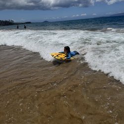 Charley Young Beach - Boogie Boarding at Charlie Young