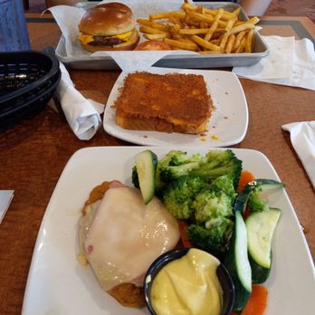 Sizzler - Malibu Chicken and plain Classic Burger with cheese (1/3lb) - Seafood Near Me - Los Angeles, California Sizzler - Malibu Chicken and plain Classic Burger with cheese (1/3lb) - Seafood Near Me - Los Angeles, California