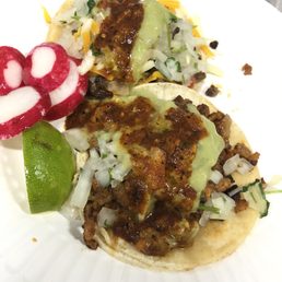 Al pastor and asada tacos
