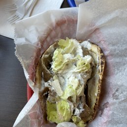 Large Gyro no tomatoes Large Gyro no tomatoes