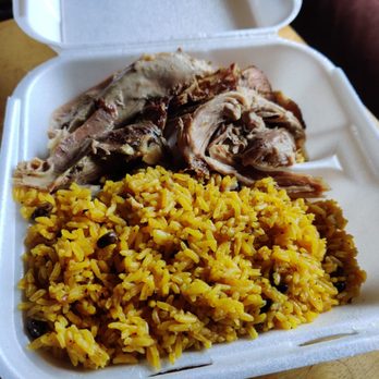 El Rincon Latino - Bland Roasted Pork and arroz con gandules - Latin American Near Me - Tampa, Florida El Rincon Latino - Bland Roasted Pork and arroz con gandules - Latin American Near Me - Tampa, Florida