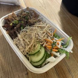 Rice Bowl with pork Rice Bowl with pork