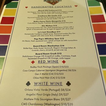 Board Room - Menu - Sports Bars Near Me - Washington, DC, District of Columbia