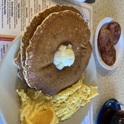 The Pancake Man - 2X4 breakfast with side of Canadian bacon.  YUM!